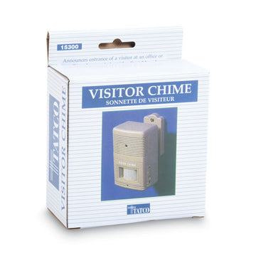 Tatco Visitor Arrival-departure Chime, Battery Operated, 2.75w X 2d X 4.25h, Gray freeshipping - TVN Wholesale